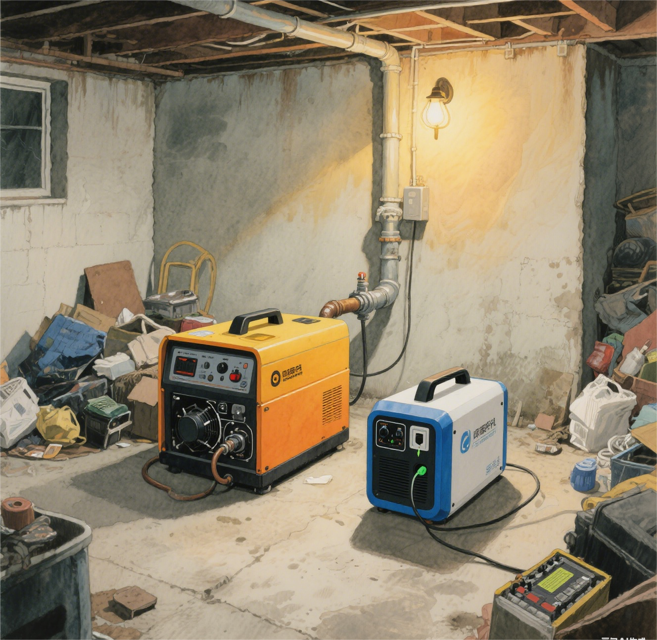 Générateurs de batterie Vs. Générateurs de gaz