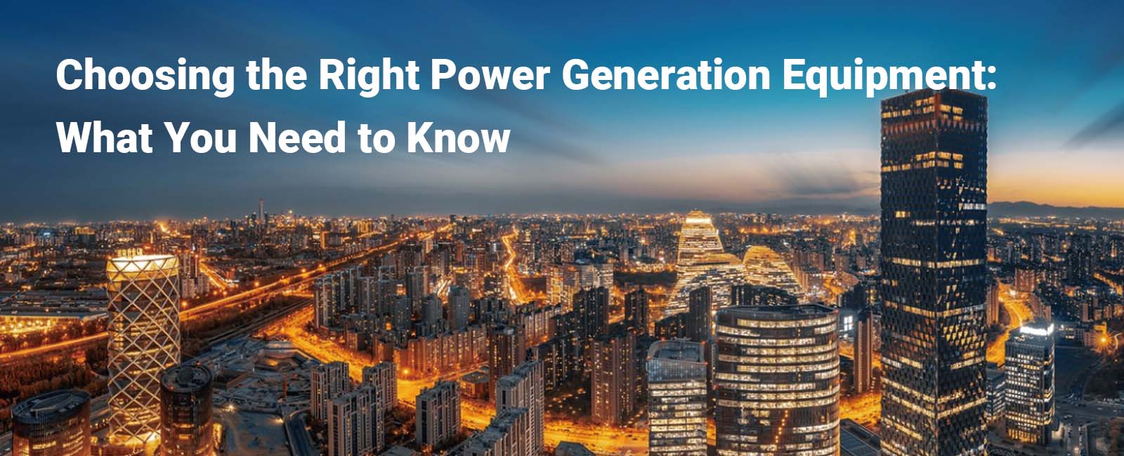 Energy Solutions for Diverse Industries