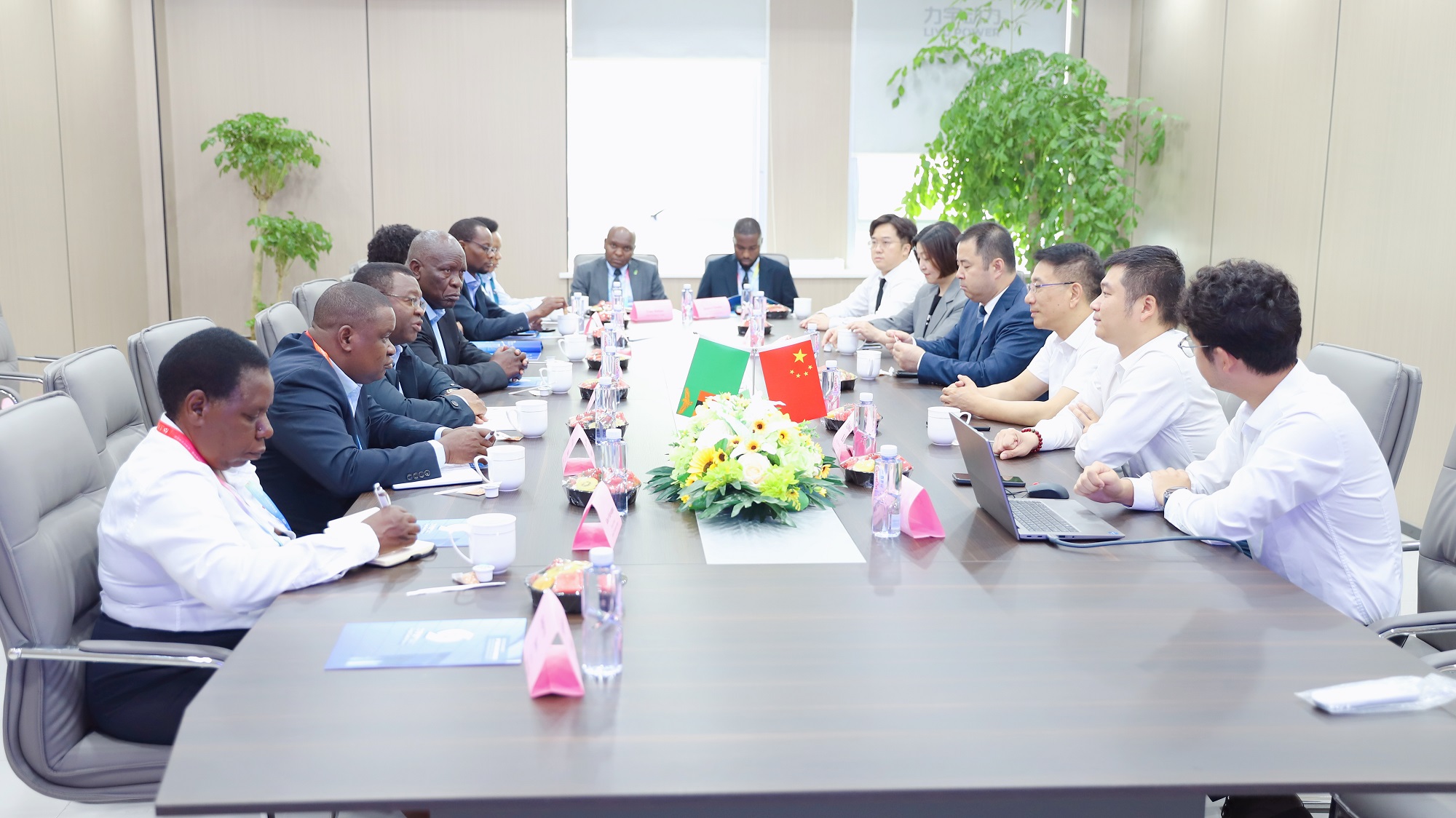 10. Discussion commerciale avec la délégation zambienne