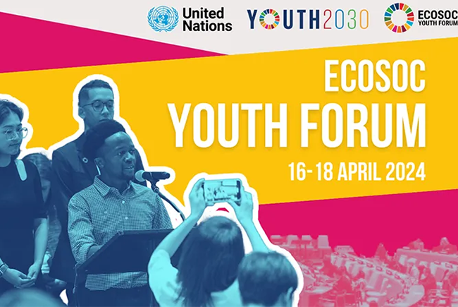 Groupe Liyu au Forum de la jeunesse Ecosoc: autonomiser les jeunes en action climatique